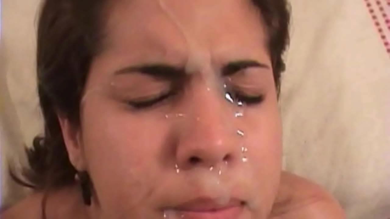 Moaie Latynske brunette hat rûge seks